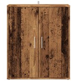 VidaXL Schoenenkast 60x35x70 cm bewerkt hout oud houtkleurig