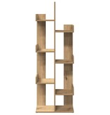 VidaXL Boekenkast 48x25,5x140 cm bewerkt hout artisanaal eikenkleurig