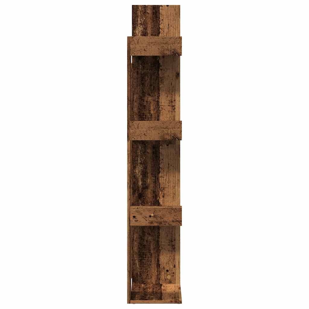VidaXL Boekenkast 48x25,5x140 cm bewerkt hout oud houtkleurig