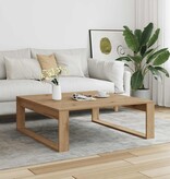 VidaXL Salontafel 100x100x35 cm bewerkt hout artisanaal eikenkleurig