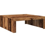 VidaXL Salontafel 100x100x35 cm bewerkt hout oude houtkleurig