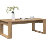 VidaXL Salontafel 102x50x35 cm bewerkt hout artisanaal eikenkleurig