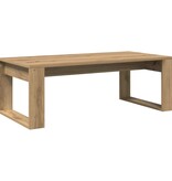 VidaXL Salontafel 102x50x35 cm bewerkt hout artisanaal eikenkleurig