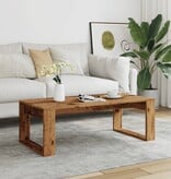 VidaXL Salontafel 102x50x35 cm bewerkt hout oude houtkleurig