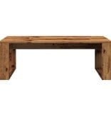 VidaXL Salontafel 102x50x35 cm bewerkt hout oude houtkleurig