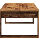 VidaXL Salontafel 102x50x35 cm bewerkt hout oude houtkleurig