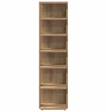VidaXL Schoenenkast 28x27x102 cm bewerkt hout artisanaal eikenkleurig