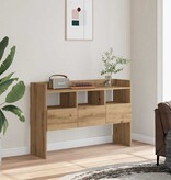 VidaXL Dressoir 105x30x70 cm bewerkt hout artisanaal eikenkleurig