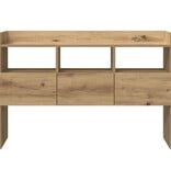 VidaXL Dressoir 105x30x70 cm bewerkt hout artisanaal eikenkleurig