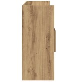 VidaXL Dressoir 105x30x70 cm bewerkt hout artisanaal eikenkleurig