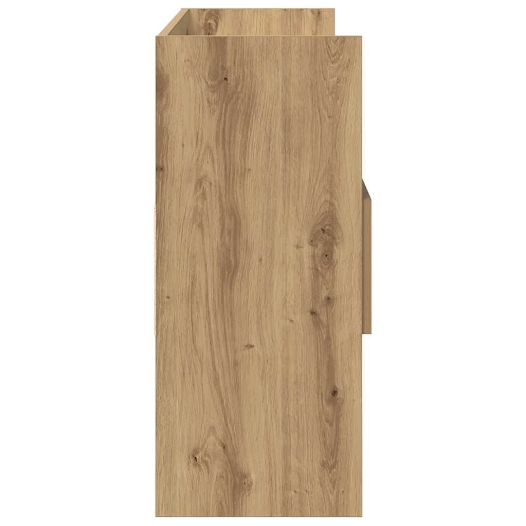VidaXL Dressoir 105x30x70 cm bewerkt hout artisanaal eikenkleurig
