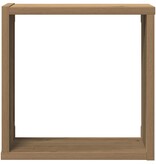 VidaXL Wandschappen kubus 2st 30x15x30cm bewerkt hout artisanaal eiken
