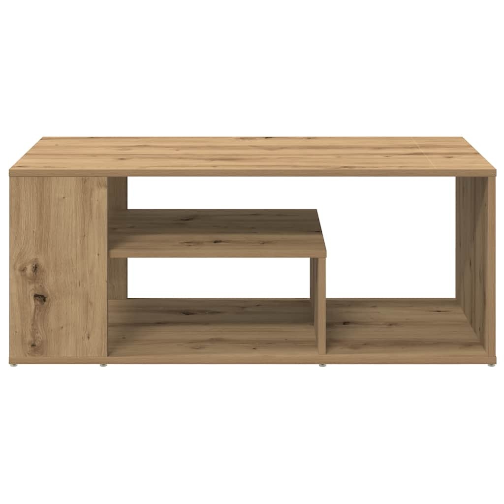 VidaXL Salontafel 100x50x40 cm bewerkt hout artisanaal eikenkleurig