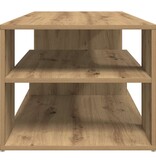 VidaXL Salontafel 100x50x40 cm bewerkt hout artisanaal eikenkleurig