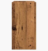 VidaXL Bijzettafel 50x26x50 cm bewerkt hout oud houtkleurig