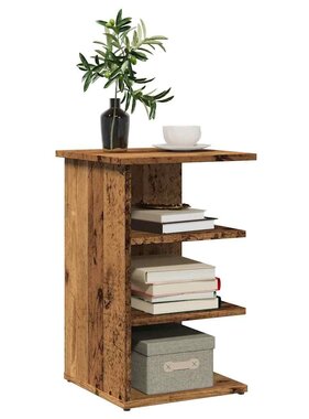 VidaXL Dressoir 35x35x55 cm bewerkt hout oud houtkleurig