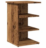 VidaXL Dressoir 35x35x55 cm bewerkt hout oud houtkleurig