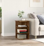 VidaXL Dressoir 35x35x55 cm bewerkt hout oud houtkleurig