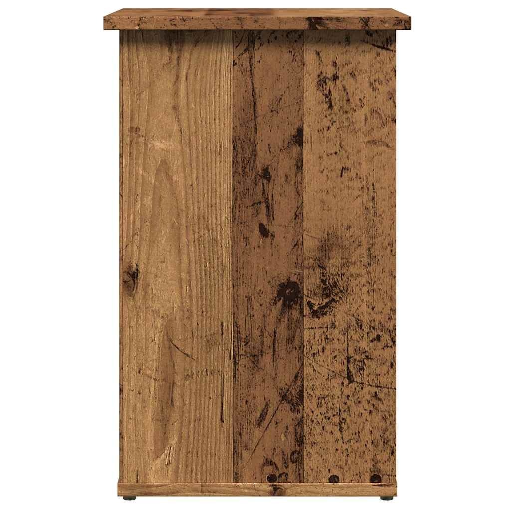 VidaXL Dressoir 35x35x55 cm bewerkt hout oud houtkleurig