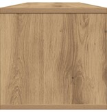 VidaXL Wandkast 101x30x29 cm bewerkt hout artisanaal eikenkleurig