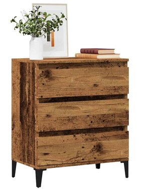 VidaXL Dressoir 60x35x70 cm bewerkt hout oud houtkleurig