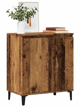 VidaXL Dressoir 60x35x70 cm bewerkt hout oud houtkleurig