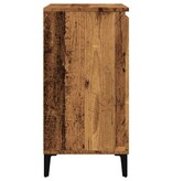 VidaXL Dressoir 60x35x70 cm bewerkt hout oud houtkleurig