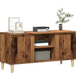 VidaXL Tv-meubel 102x35x50 cm bewerkt hout oud houtkleurig