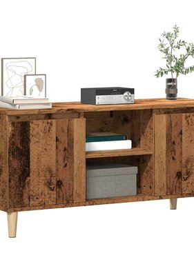 VidaXL Tv-meubel 102x35x50 cm bewerkt hout oud houtkleurig