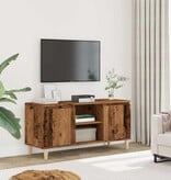 VidaXL Tv-meubel 102x35x50 cm bewerkt hout oud houtkleurig