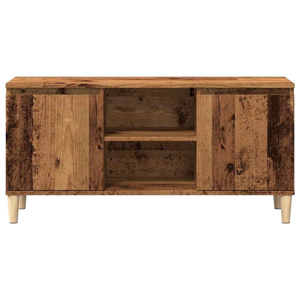 VidaXL Tv-meubel 102x35x50 cm bewerkt hout oud houtkleurig