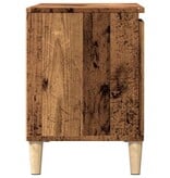 VidaXL Tv-meubel 102x35x50 cm bewerkt hout oud houtkleurig