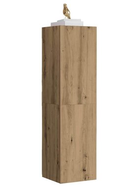 VidaXL Tv-meubel 30,5x30x110 cm bewerkt hout artisanaal eikenkleur