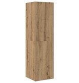 VidaXL Tv-meubel 30,5x30x110 cm bewerkt hout artisanaal eikenkleur