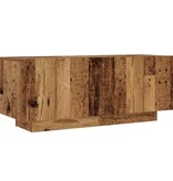 VidaXL Tv-meubel 100x35x40 cm bewerkt hout oud houtkleurig
