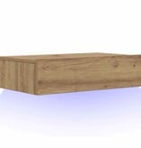 VidaXL Tv-meubel met LED 60x35x15,5 cm artisanaal eikenkleur