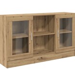VidaXL Dressoir 120x30,5x70 cm bewerkt hout artisanaal eikenkleurig