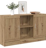 VidaXL Dressoir 120x30,5x70 cm bewerkt hout artisanaal eikenkleurig