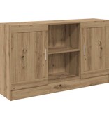 VidaXL Dressoir 120x30,5x70 cm bewerkt hout artisanaal eikenkleurig