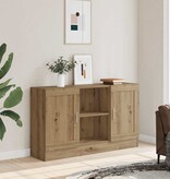 VidaXL Dressoir 120x30,5x70 cm bewerkt hout artisanaal eikenkleurig