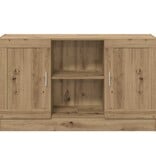 VidaXL Dressoir 120x30,5x70 cm bewerkt hout artisanaal eikenkleurig