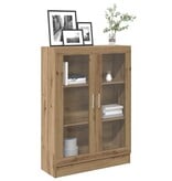 VidaXL Boekenkast 82,5x30,5x115 cm bewerkt hout artisanaal eikenkleur