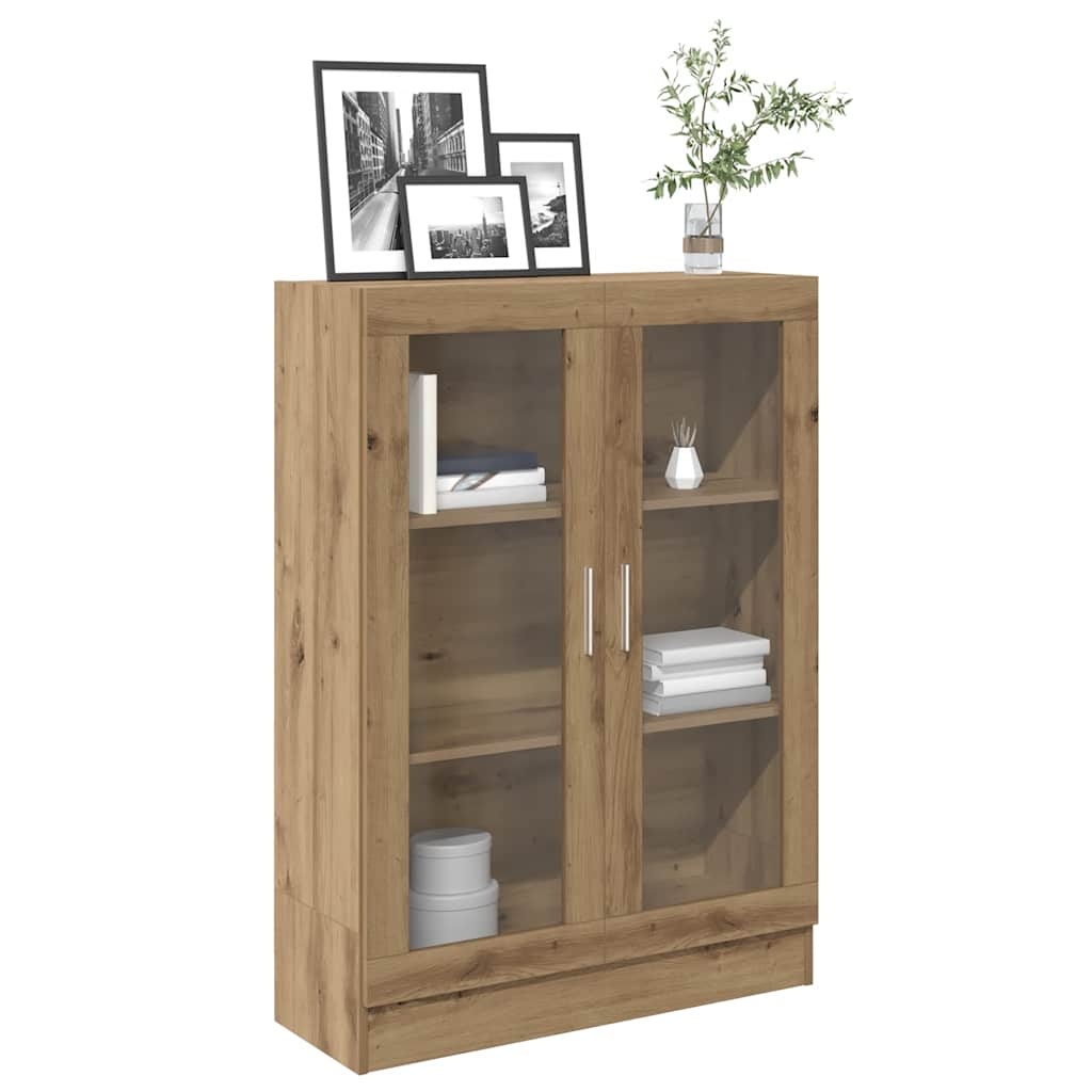 VidaXL Boekenkast 82,5x30,5x115 cm bewerkt hout artisanaal eikenkleur