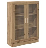 VidaXL Boekenkast 82,5x30,5x115 cm bewerkt hout artisanaal eikenkleur