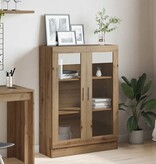 VidaXL Boekenkast 82,5x30,5x115 cm bewerkt hout artisanaal eikenkleur