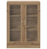 VidaXL Boekenkast 82,5x30,5x115 cm bewerkt hout artisanaal eikenkleur