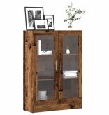 VidaXL Boekenkast 82,5x30,5x115 cm bewerkt hout oud houtkleurig
