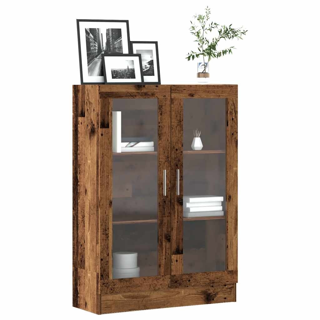 VidaXL Boekenkast 82,5x30,5x115 cm bewerkt hout oud houtkleurig
