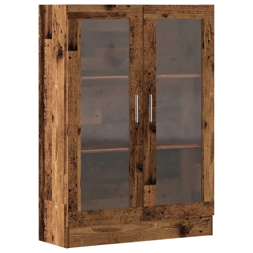VidaXL Boekenkast 82,5x30,5x115 cm bewerkt hout oud houtkleurig