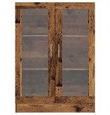 VidaXL Boekenkast 82,5x30,5x115 cm bewerkt hout oud houtkleurig